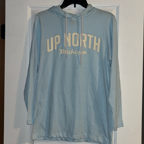 Up North Michigan lightweight hoodie - Picture 1 of 4